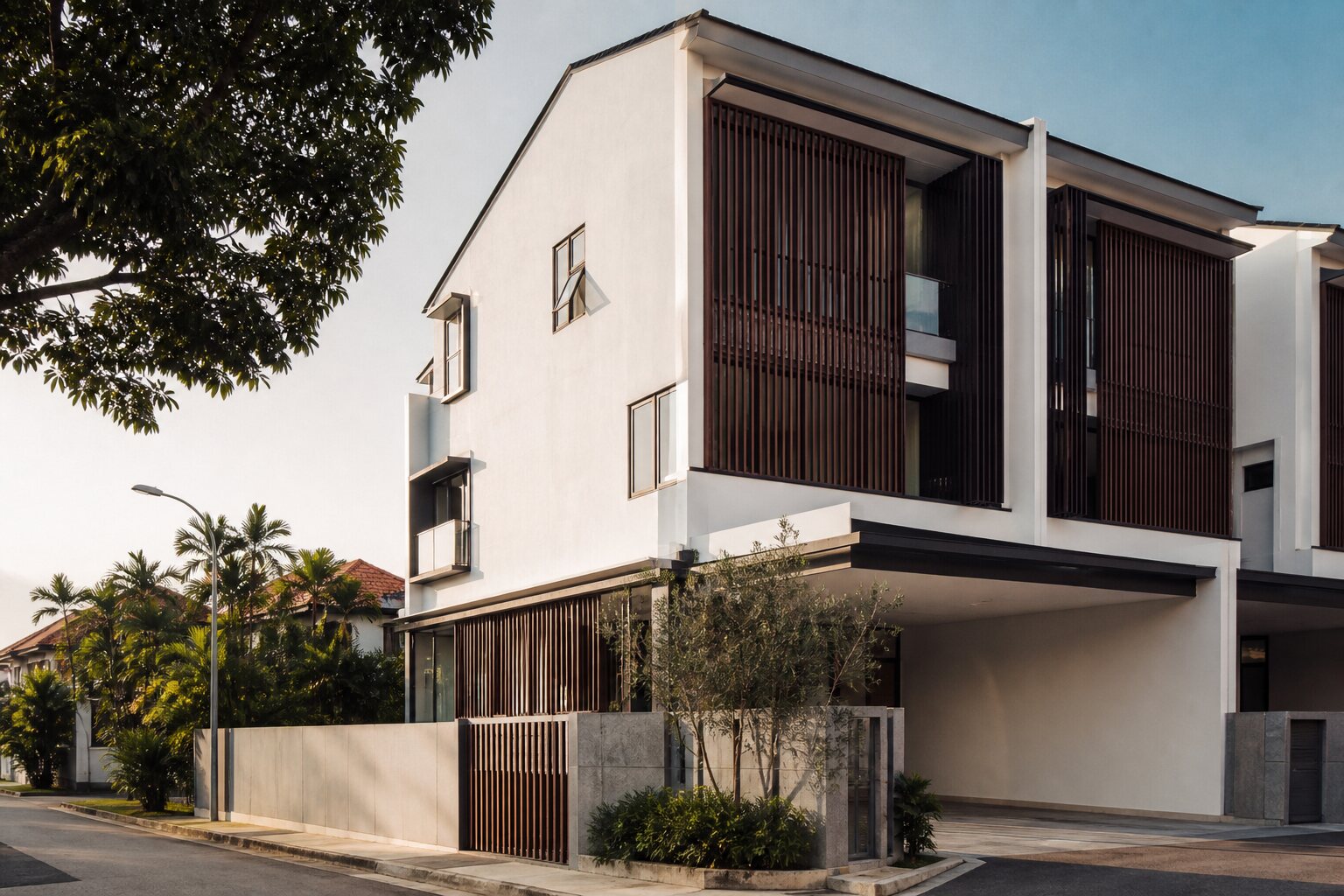 Semi-detached housing in Singapore