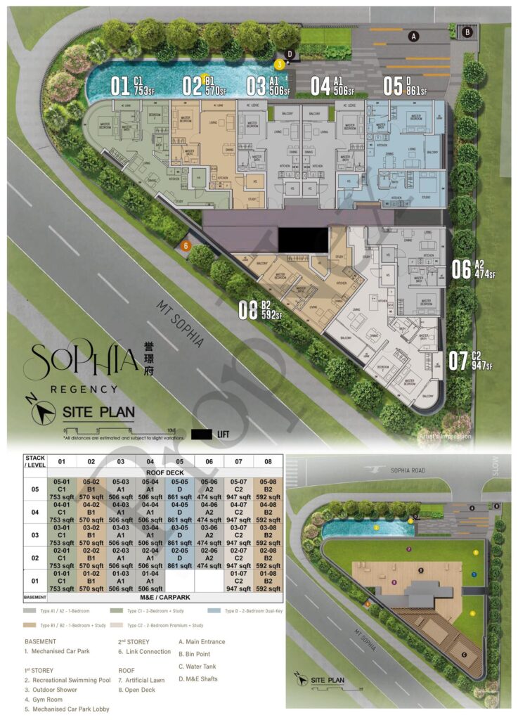 Sophia Regency floor plan